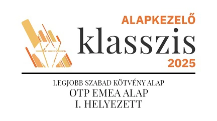 OTP EMEA Származtatott Kötvény Alap - Az év legígéretesebb szabad kötvény alapja 2025 díj